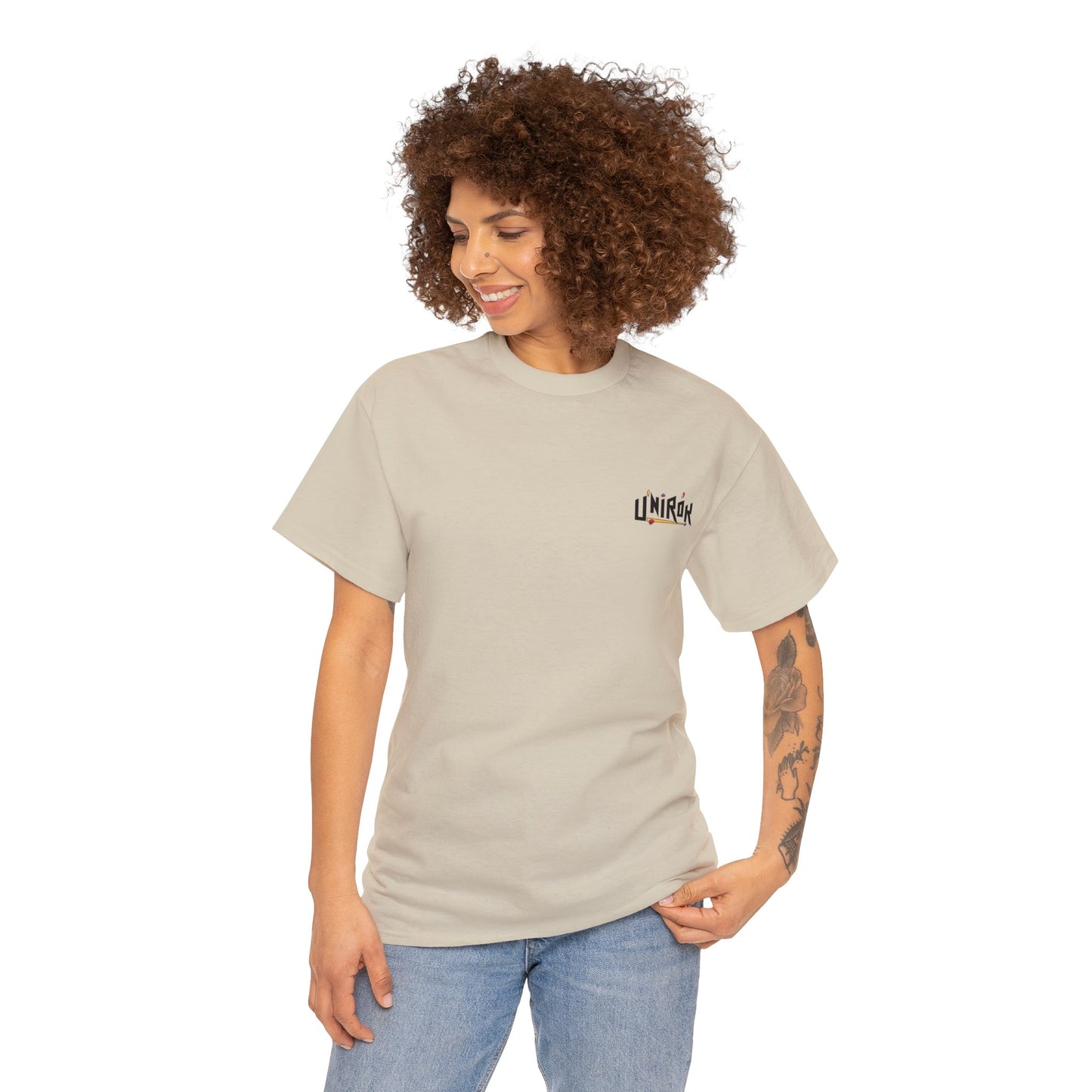 Unirok Tee | Printed T-Shirt Unisex | Rock Climbing | High quality, funny shirt (design by Hollie N.)