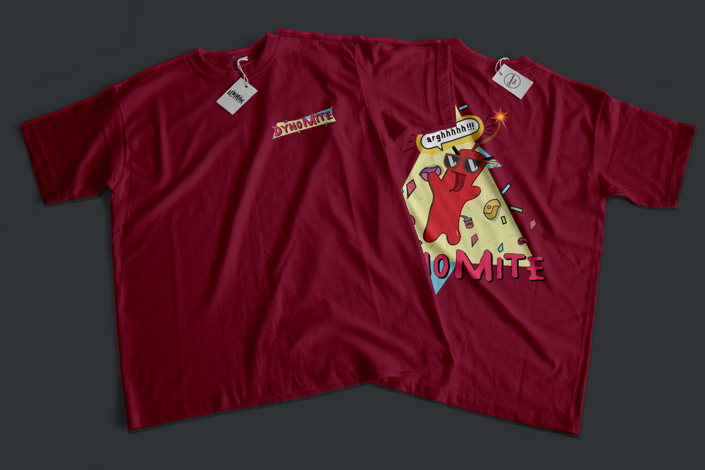 Dynomite Tee | Printed T-Shirt Unisex | Rock Climbing | High quality, funny shirt (design by Hollie N.)